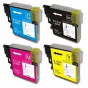 Pack 4 cartuchos de tinta compatible Brother LC985