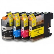 Pack 4 cartuchos de tinta compatible Brother LC121 XL / LC123 XL V4