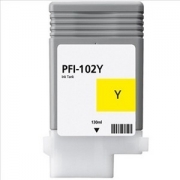 Cartucho de tinta compatible Canon PFI102 amarillo 0898B001