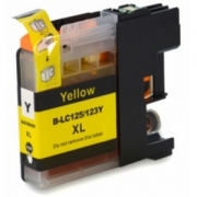 Cartucho de tinta compatible Brother LC121 XL / LC123 XL V4 amarillo