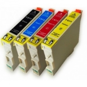 Pack 4 cartuchos de tinta compatible Epson T0611/2/3/4