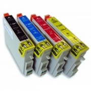 Pack 4 cartuchos de tinta compatible Epson T0441/2/3/4