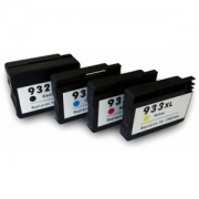 Pack 4 Cartuchos de tinta compatible HP 932XL / 933XL