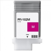 Cartucho de tinta compatible Canon PFI102 magenta 0897B001